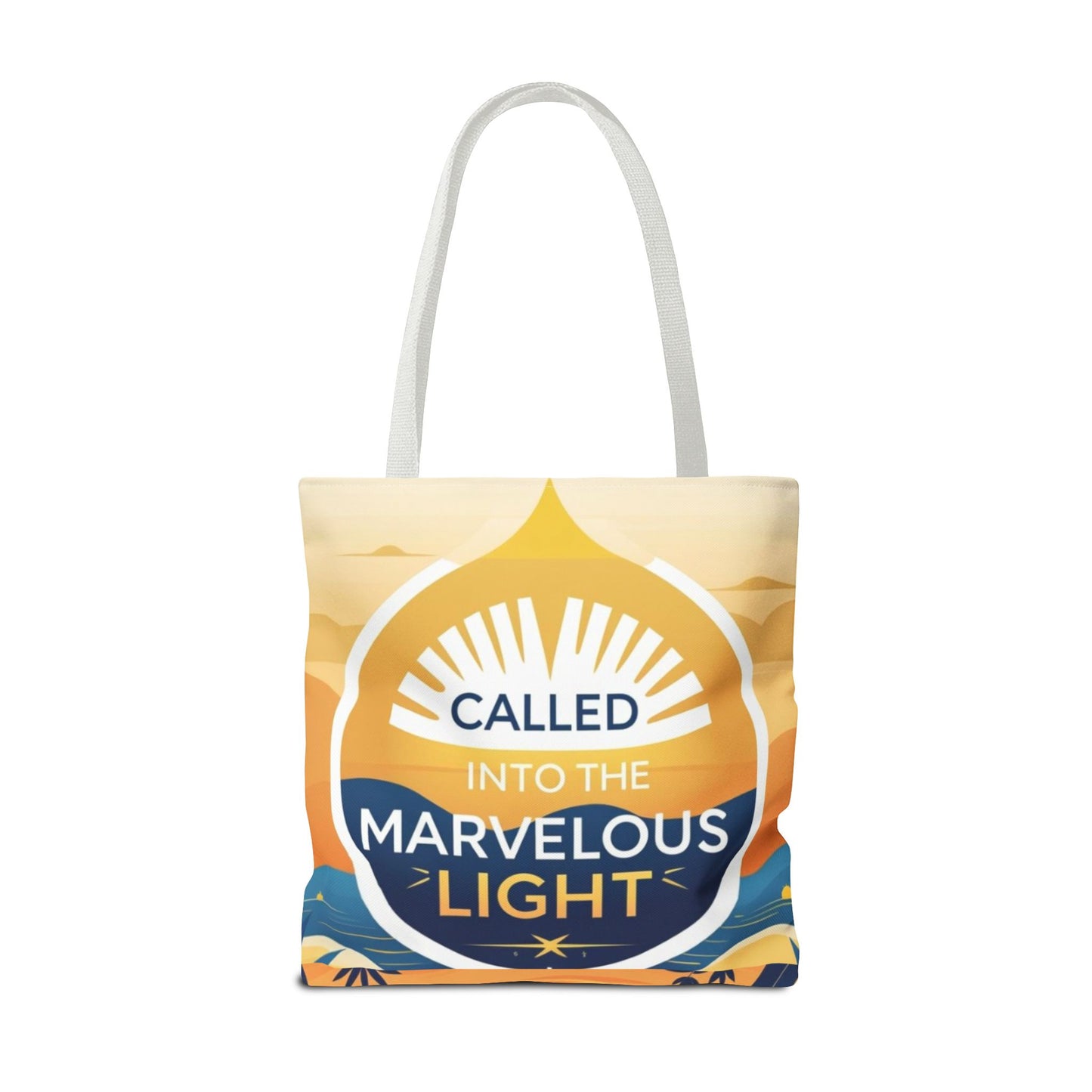 Marvelous Light Tote Bag - Inspirational Gift for Women, Eco-Friendly Shopping Bag, Boho Style, Spiritual Decor