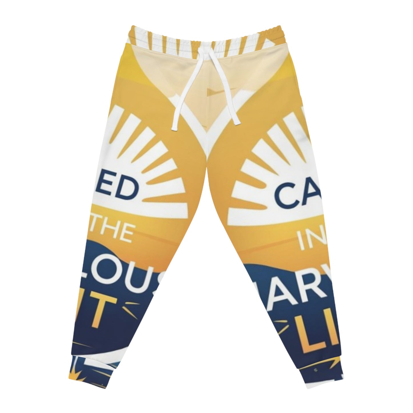 Sunshine Athletic Joggers, Cozy Joggers, Outdoor Wear, Casual Comfort Pants, Gifts for Active Lifestyle, Workout Joggers