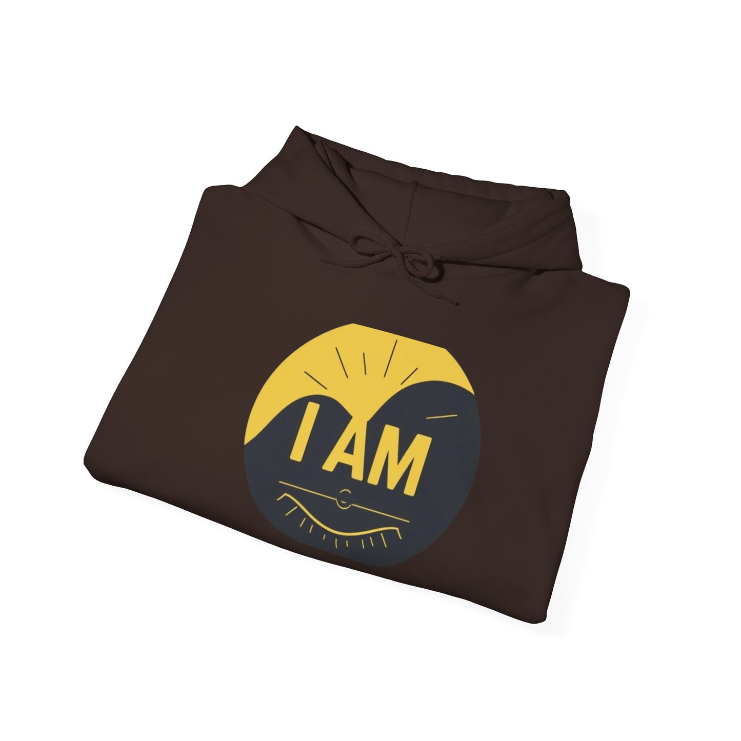 Inspirational Hooded Sweatshirt – I AM, Motivational Apparel, Unisex Hoodie for Comfort, Gift for Encouragement, Positive Vibes