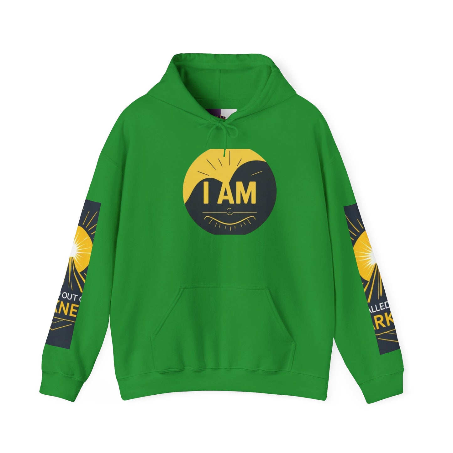 Inspirational Hooded Sweatshirt – I AM, Motivational Apparel, Unisex Hoodie for Comfort, Gift for Encouragement, Positive Vibes