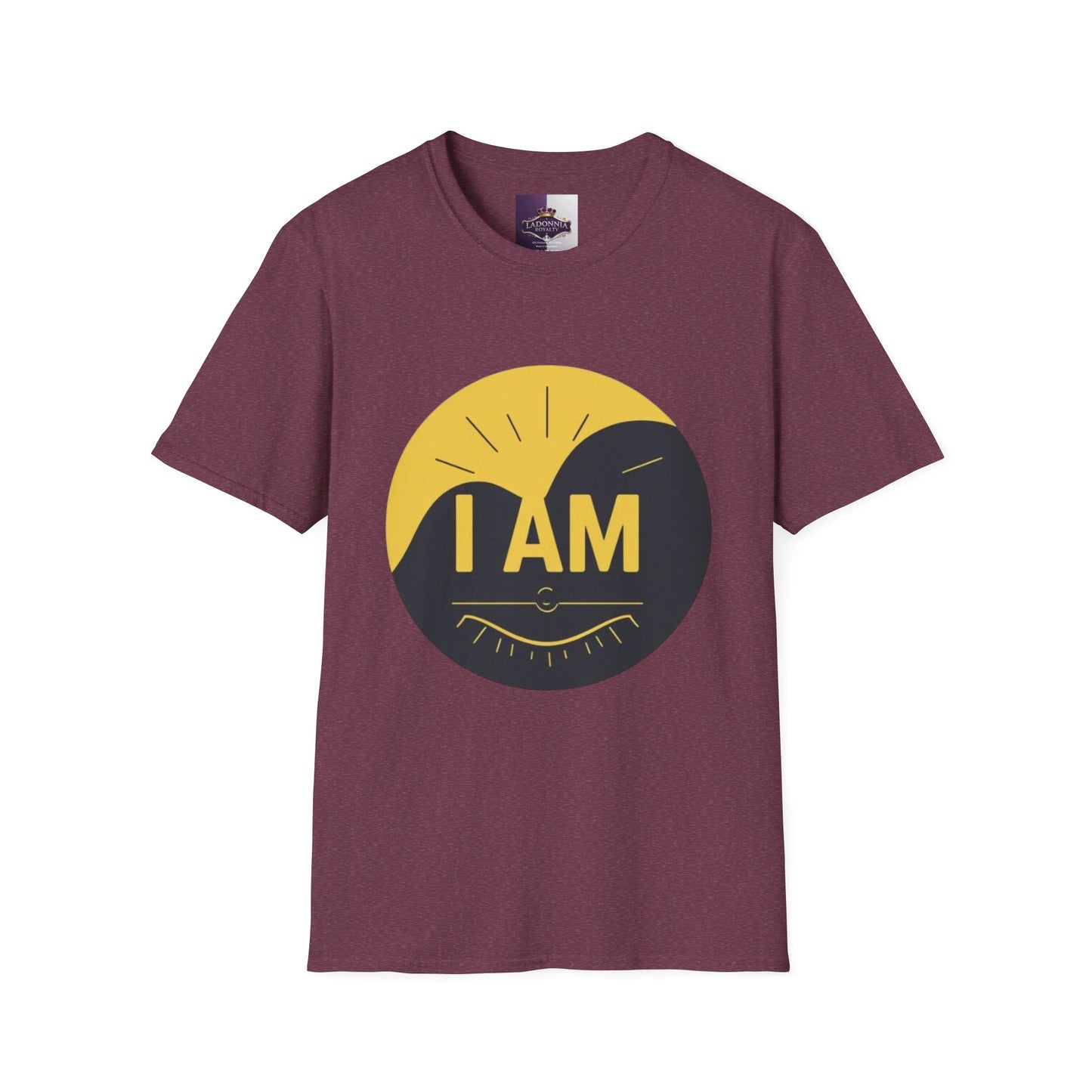 I AM Unisex Softstyle T-Shirt, Inspirational Tee, Motivational Shirt, Casual Wear, Gift for Friends, Versatile Summer Top
