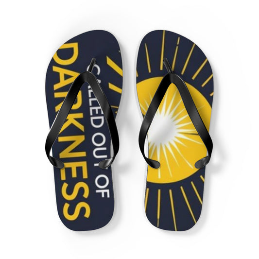 Luminous Flip Flops, Summer Slippers, Beach Sandals, Vacation Footwear, Inspirational Quote Gifts, Relaxation Accessories