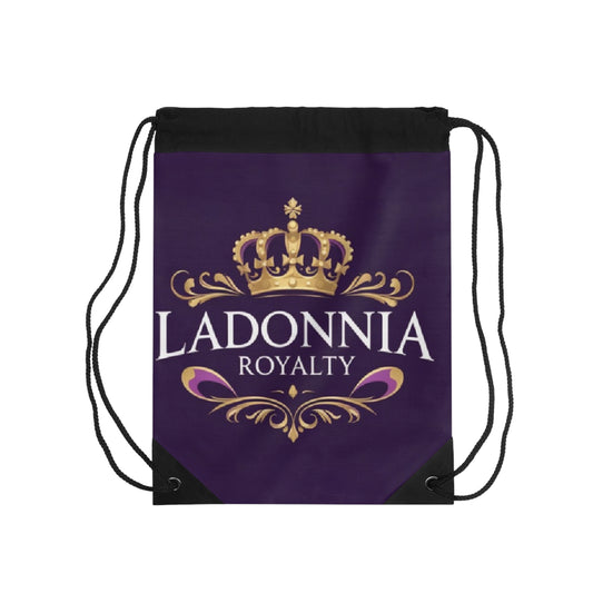 Royalty-Themed Drawstring Bag, Crown Drawstring Backpack, Perfect Gift for Queens, Travel Bag, Gym Bag, Unique Design