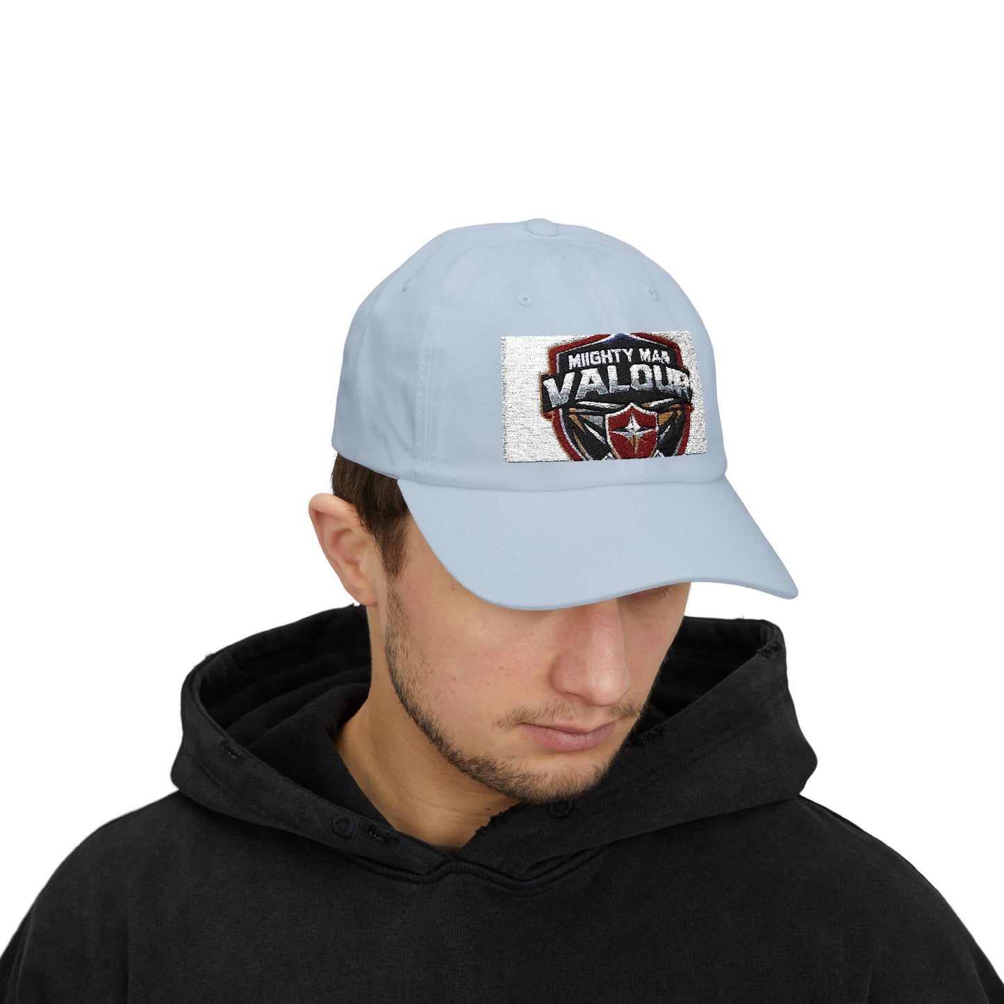 Classic Dad Cap with Mighty Man Valour Design | Perfect Gift for Fathers, Birthday, Outdoor Activities, Casual Wear, and Sports Events