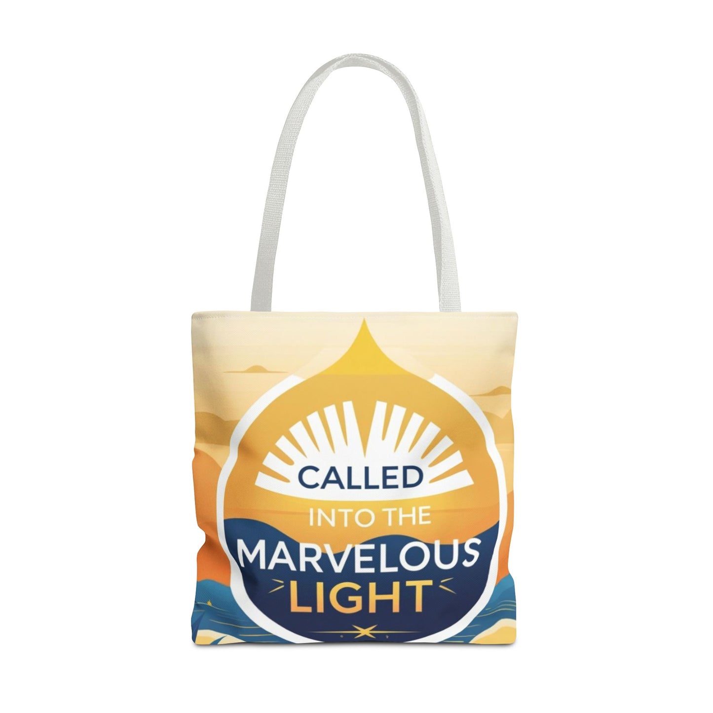 Marvelous Light Tote Bag - Inspirational Gift for Women, Eco-Friendly Shopping Bag, Boho Style, Spiritual Decor