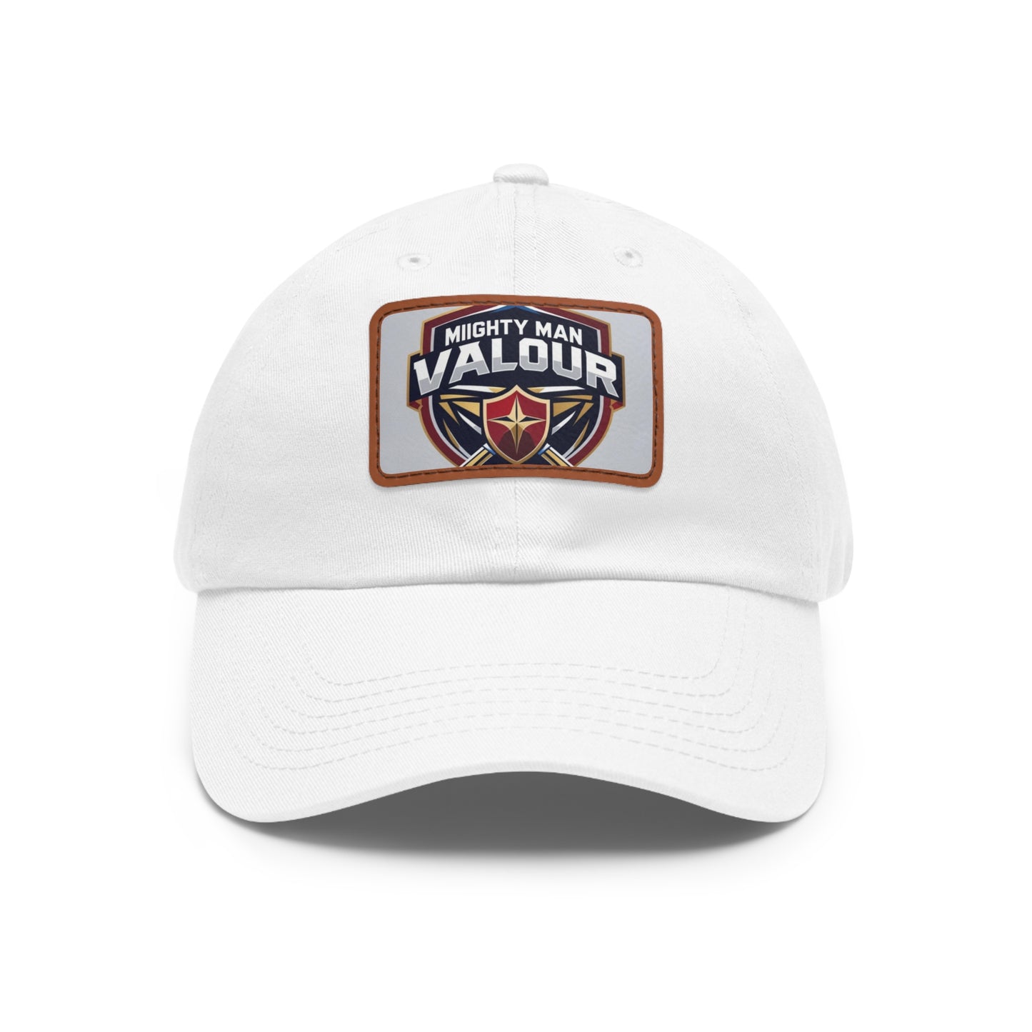 Mighty Man Valour Dad Hat, Casual Cap for Dads, Gift for Father's Day and Birthdays, Outdoor Apparel, Cool Summer Hat