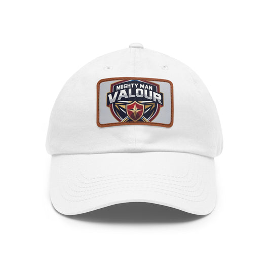 Mighty Man Valour Dad Hat, Casual Cap for Dads, Gift for Father's Day and Birthdays, Outdoor Apparel, Cool Summer Hat