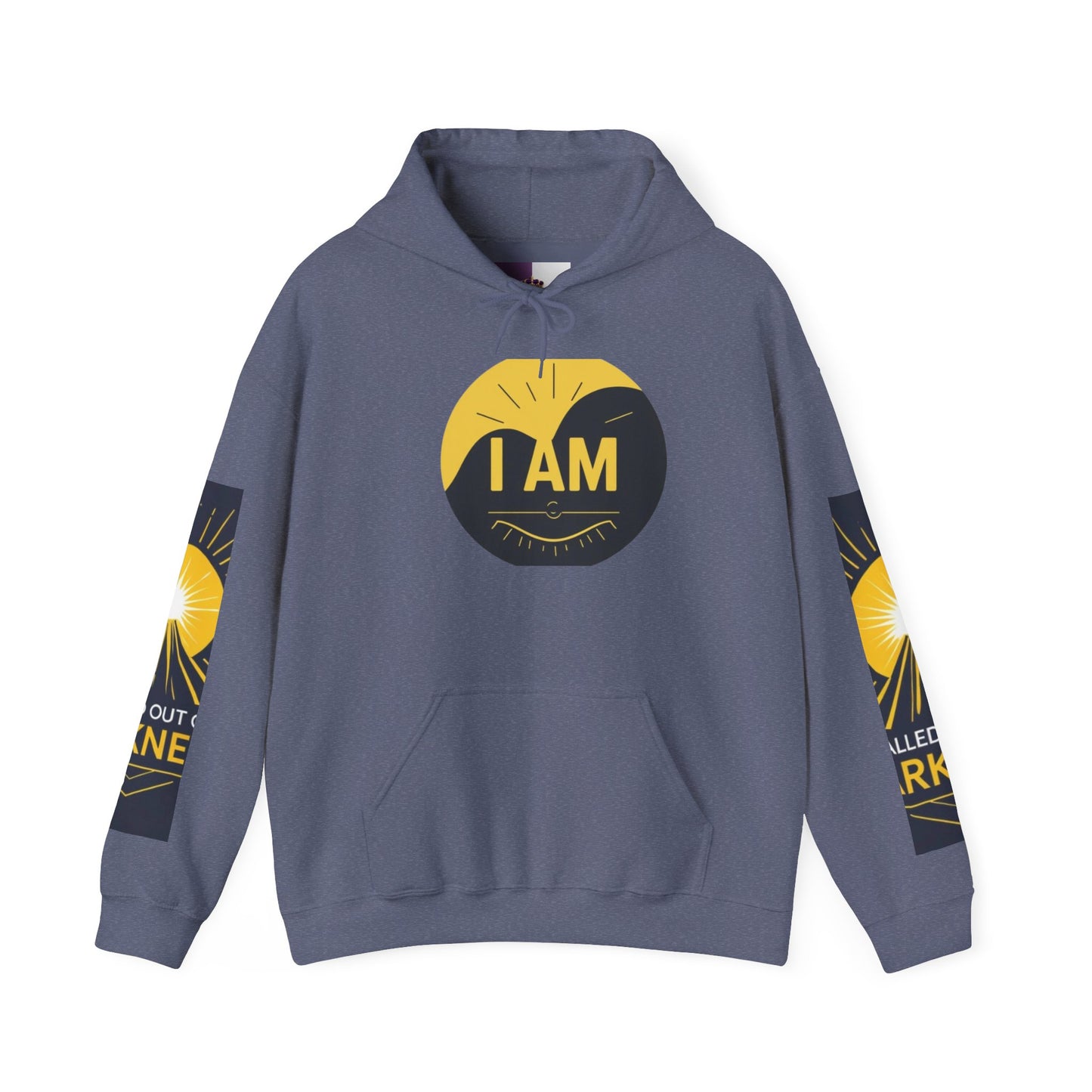 Inspirational Hooded Sweatshirt – I AM, Motivational Apparel, Unisex Hoodie for Comfort, Gift for Encouragement, Positive Vibes