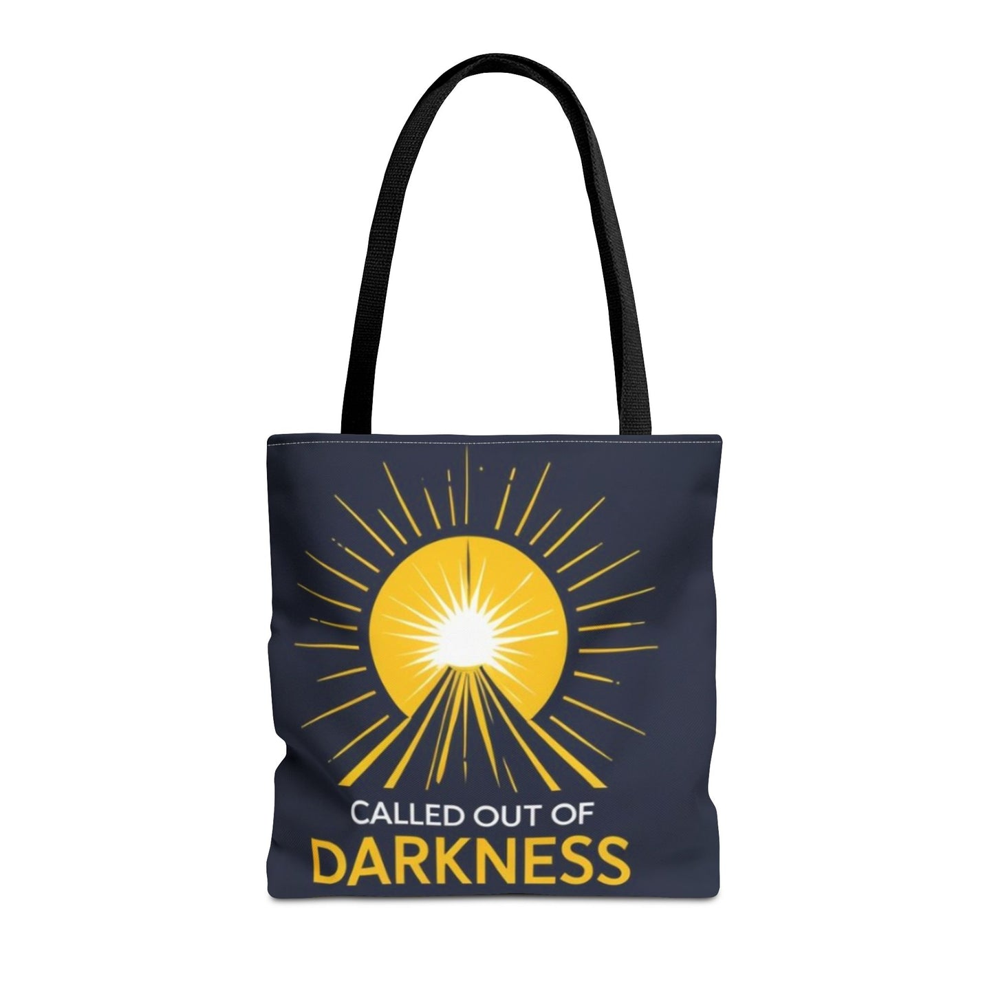 Sunshine Tote Bag, Motivational Shoulder Bag, Inspirational Gift, Everyday Use, Summer Tote, Called Out of Darkness