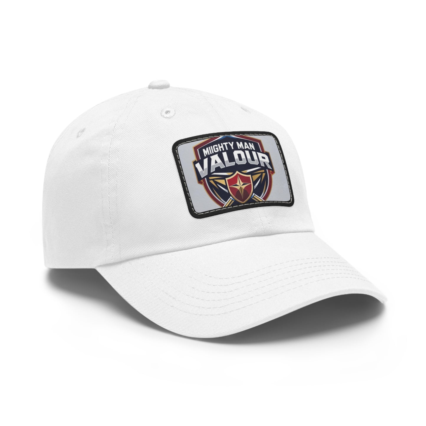 Mighty Man Valour Dad Hat, Casual Cap for Dads, Gift for Father's Day and Birthdays, Outdoor Apparel, Cool Summer Hat