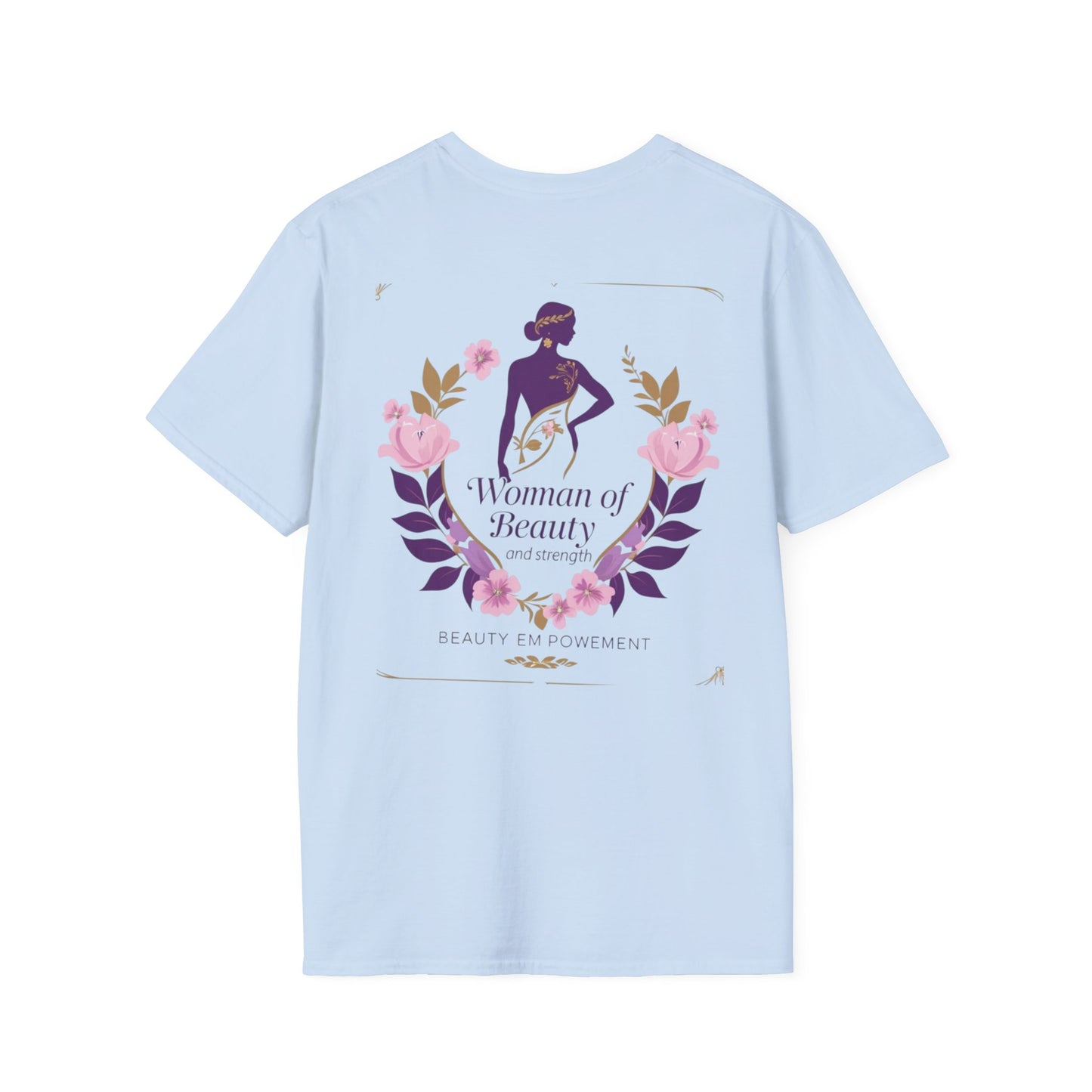 Empowering Women's T-Shirt, Feminine Tee, Inspirational Quote Top, Gift for Her, Self-Love Apparel, Women's Day Celebration, I AM Shirt