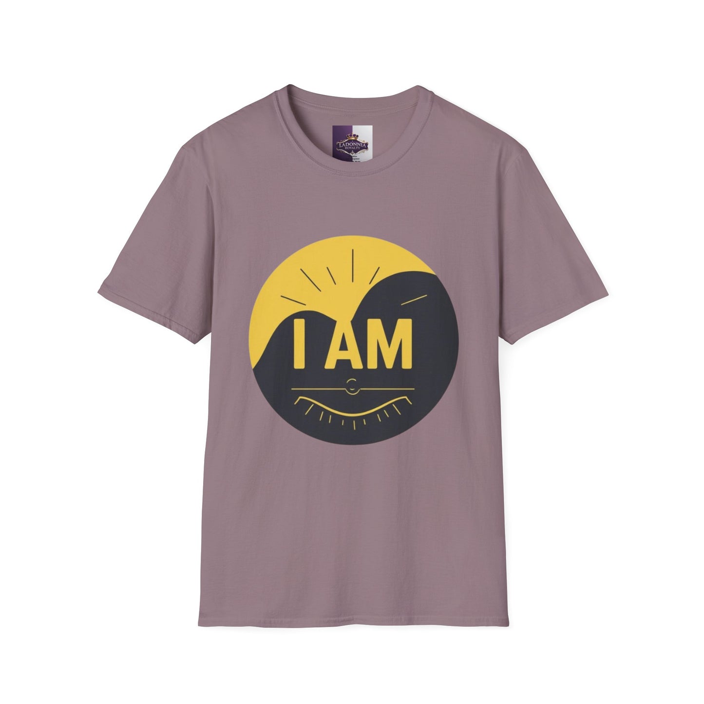 I AM Unisex Softstyle T-Shirt, Inspirational Tee, Motivational Shirt, Casual Wear, Gift for Friends, Versatile Summer Top