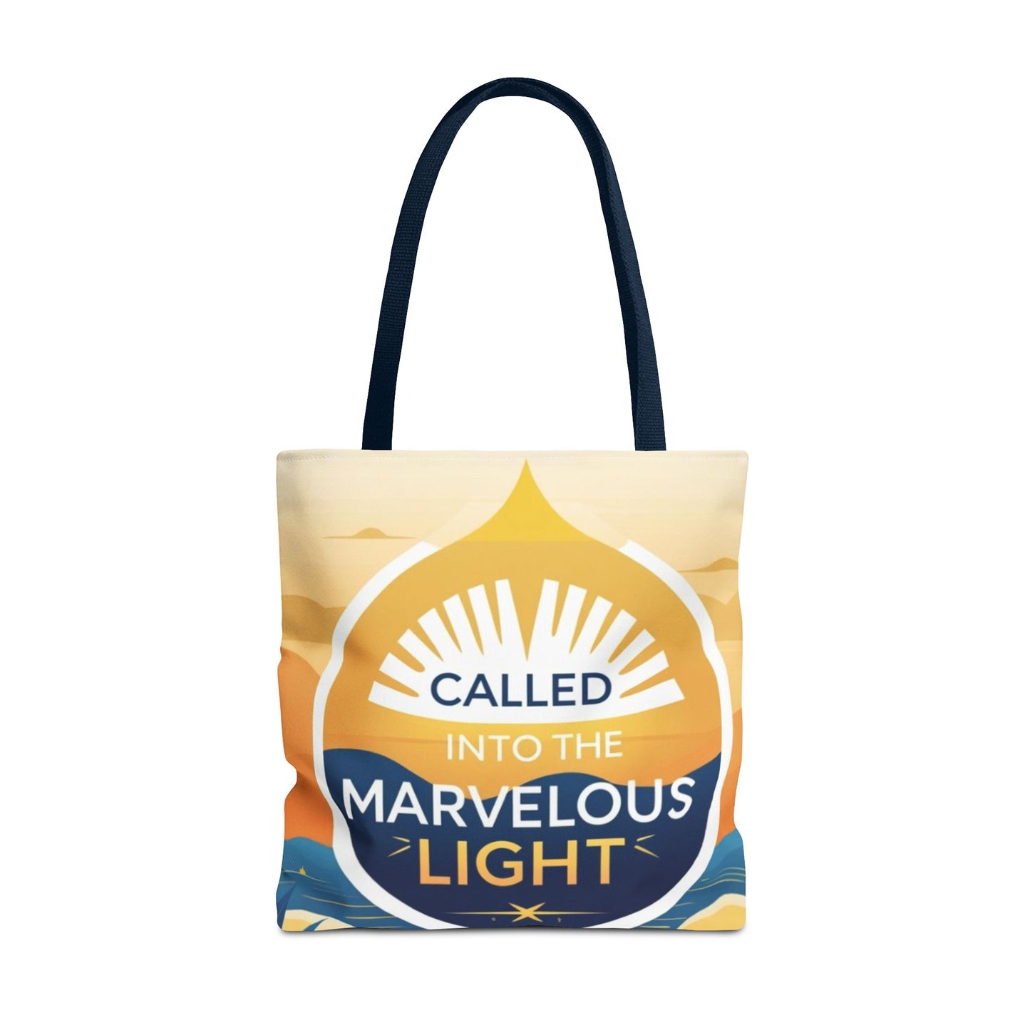 Marvelous Light Tote Bag - Inspirational Gift for Women, Eco-Friendly Shopping Bag, Boho Style, Spiritual Decor