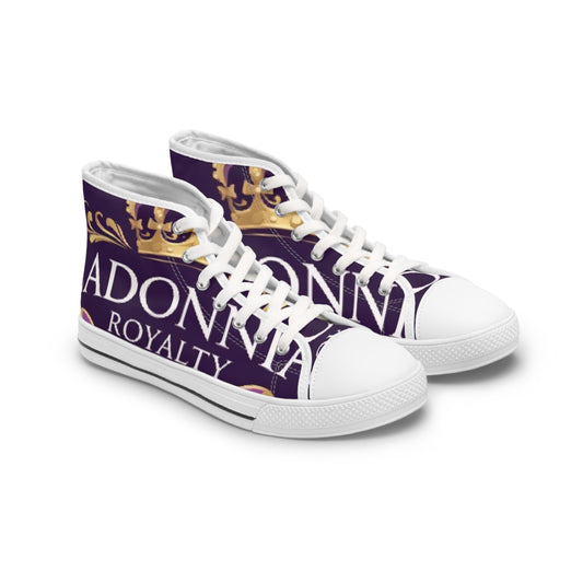 Regal Women's High Top Sneakers, Trendy Urban Footwear, Unique Gifts for Her, Fashion Sneakers, Streetwear Style