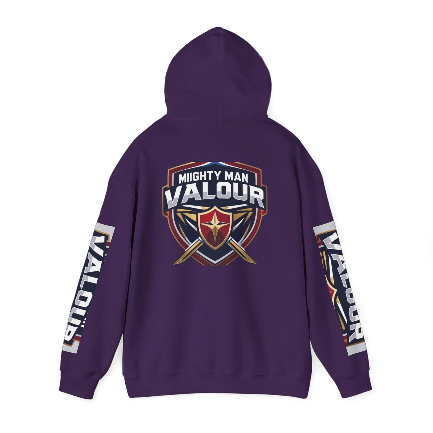 Valour Warrior Hoodie - Unisex Heavy Blend Sweatshirt, Gift for Gamers, Cozy Everyday Wear, Motivational Apparel, Sports Merch
