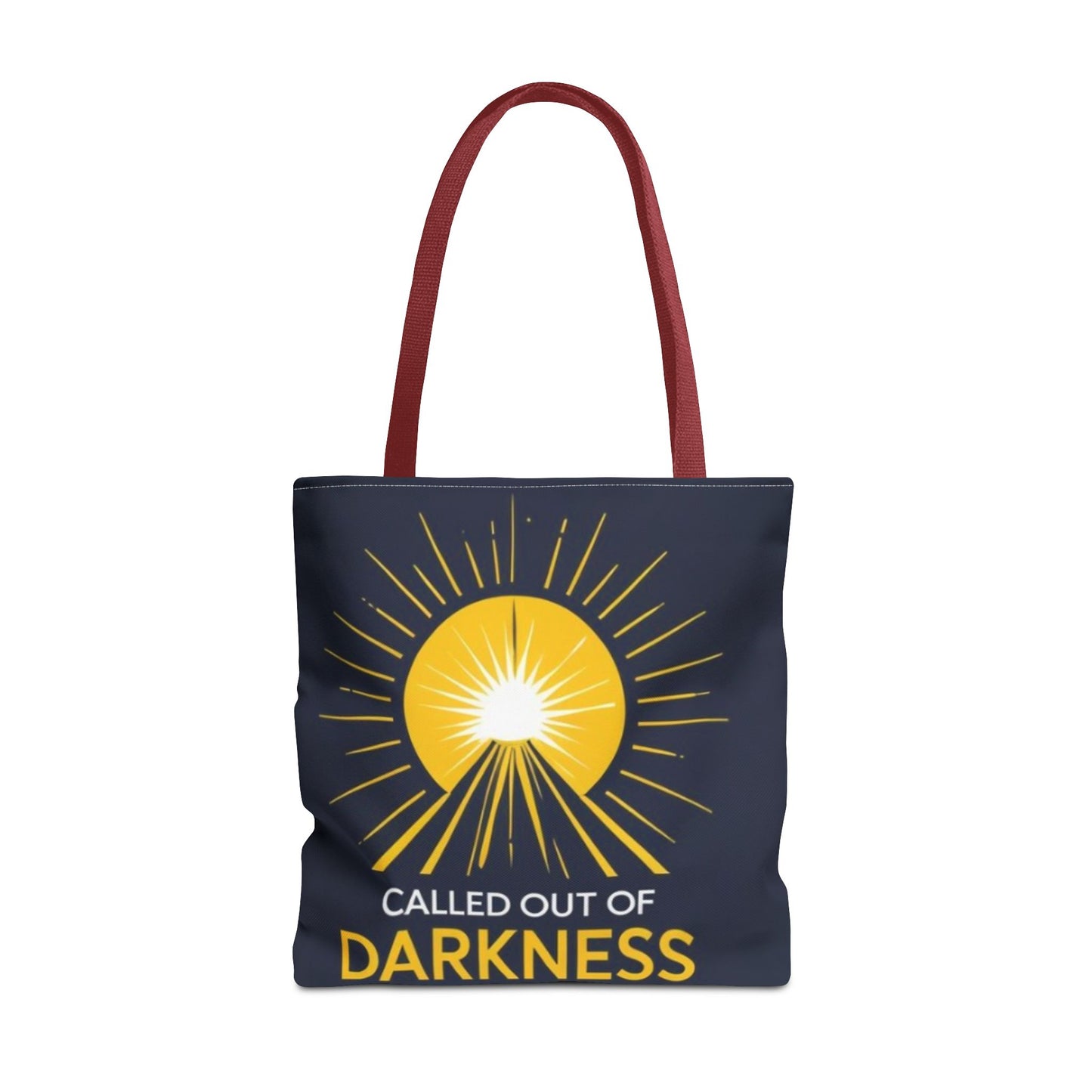 Sunshine Tote Bag, Motivational Shoulder Bag, Inspirational Gift, Everyday Use, Summer Tote, Called Out of Darkness