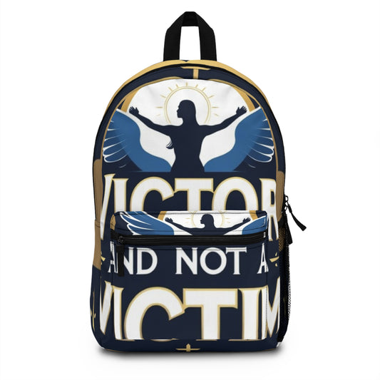 Empowerment Backpack - Victorious Design, Motivational Bag, School Supplies, Gift for Her, Inspirational Fashion Accessory