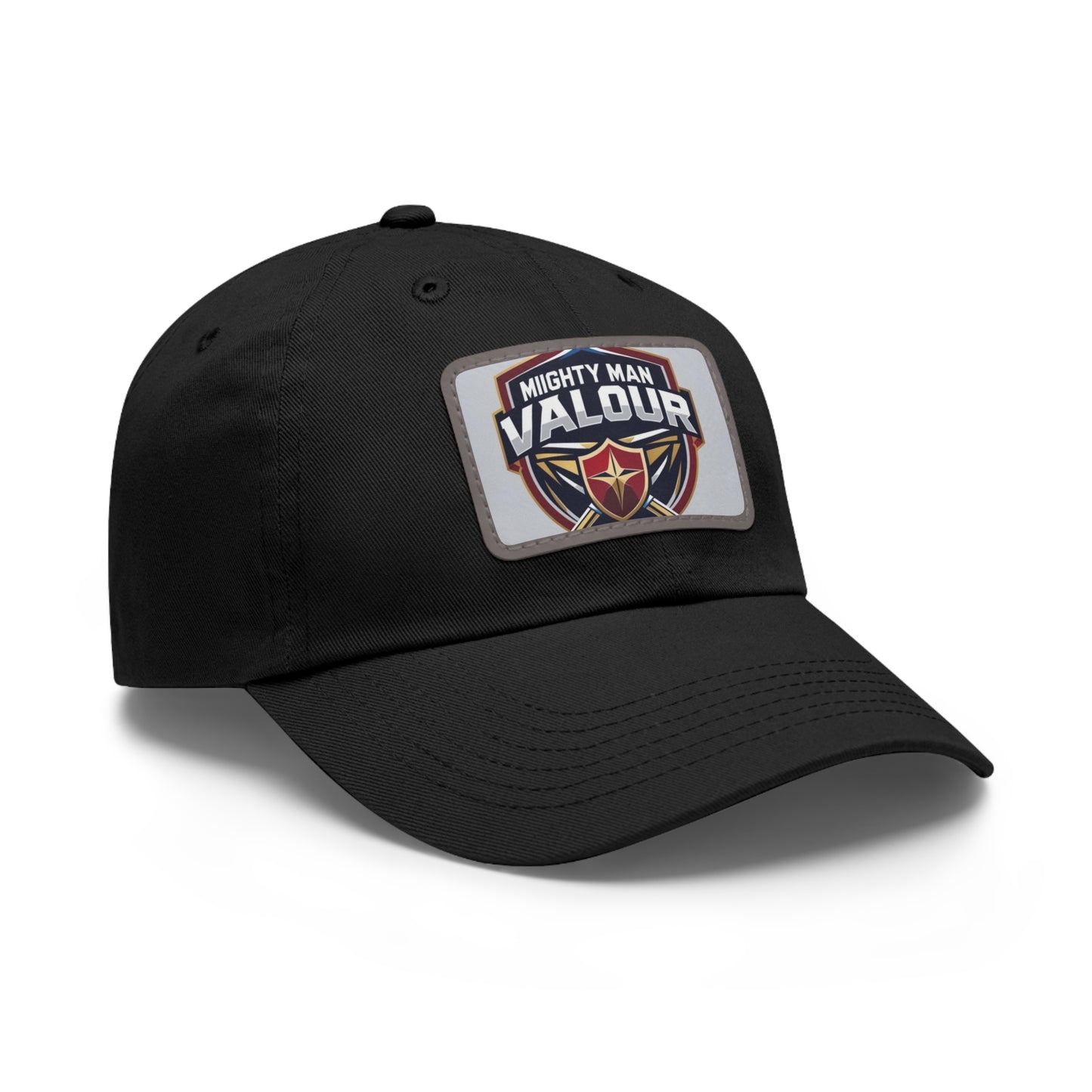 Mighty Man Valour Dad Hat, Casual Cap for Dads, Gift for Father's Day and Birthdays, Outdoor Apparel, Cool Summer Hat