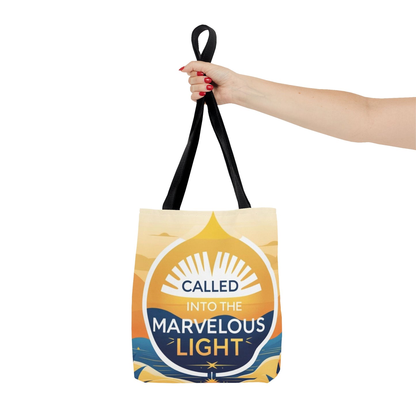 Marvelous Light Tote Bag - Inspirational Gift for Women, Eco-Friendly Shopping Bag, Boho Style, Spiritual Decor