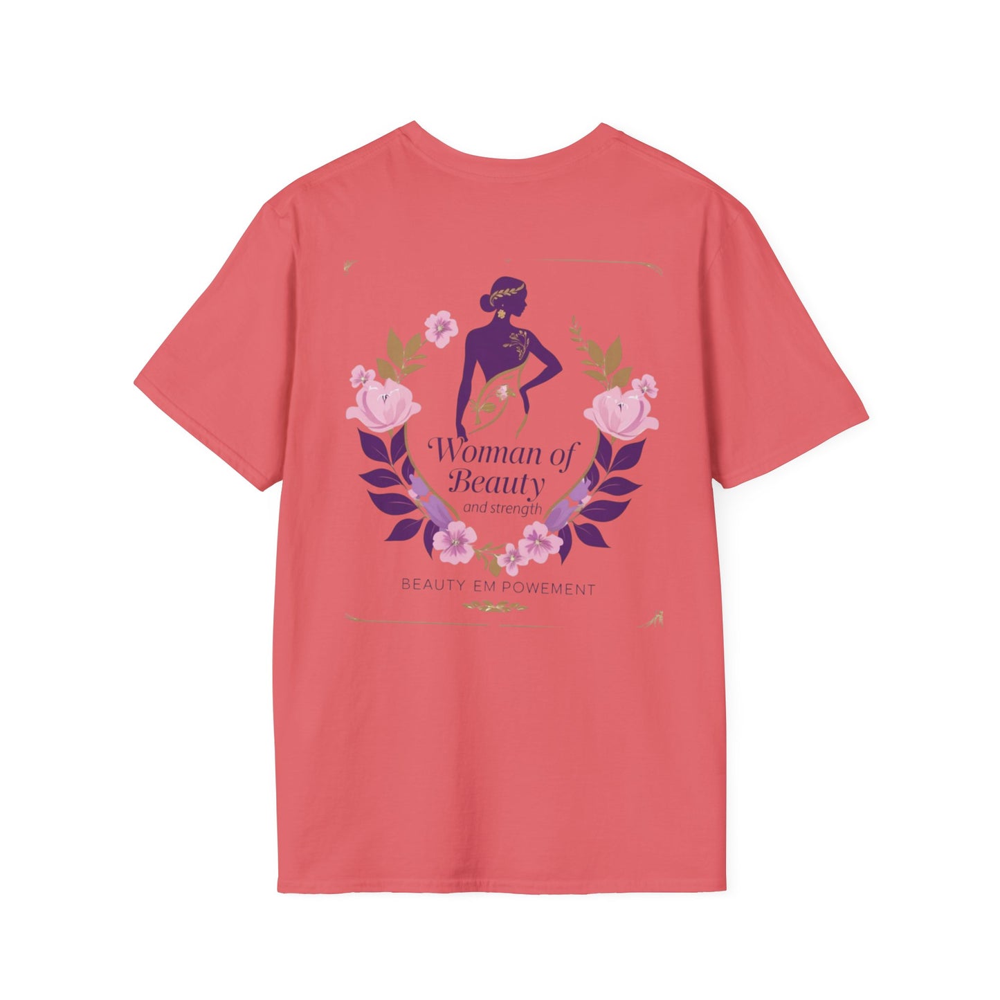 Empowering Women's T-Shirt, Feminine Tee, Inspirational Quote Top, Gift for Her, Self-Love Apparel, Women's Day Celebration, I AM Shirt