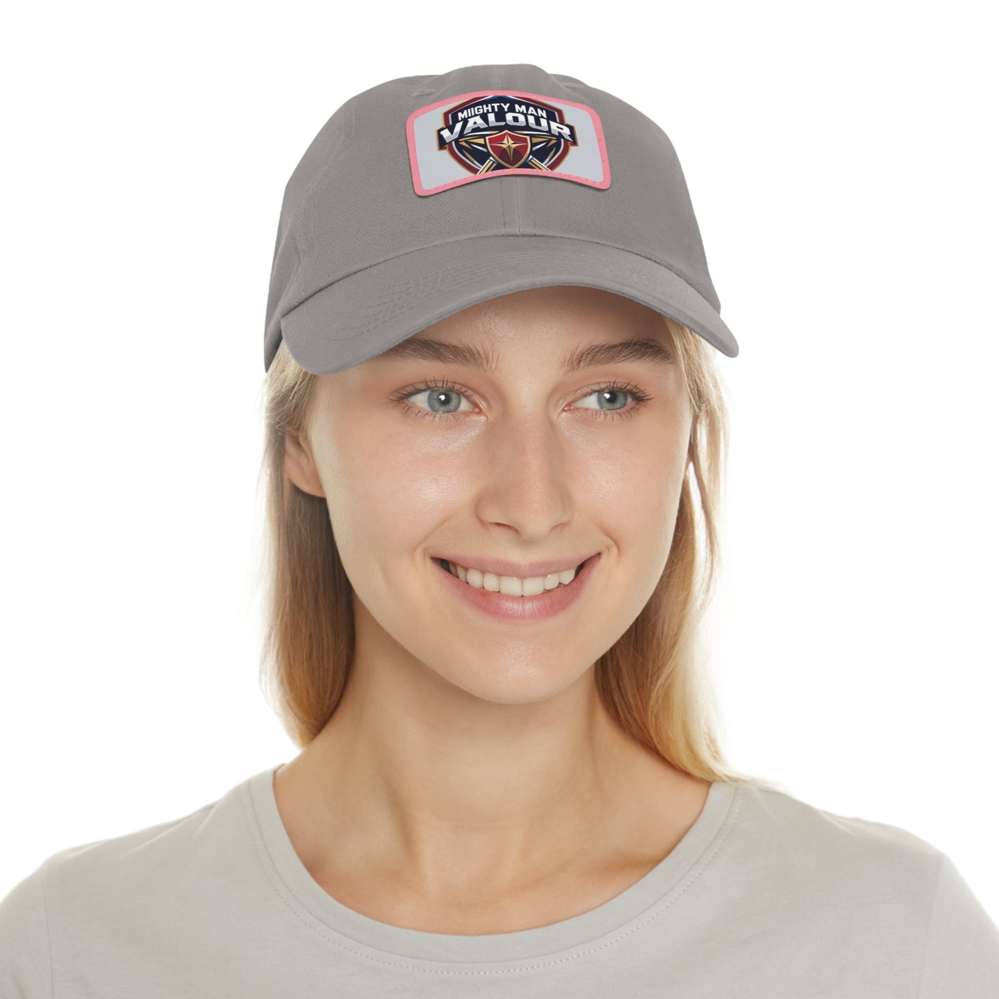 Mighty Man Valour Dad Hat, Casual Cap for Dads, Gift for Father's Day and Birthdays, Outdoor Apparel, Cool Summer Hat